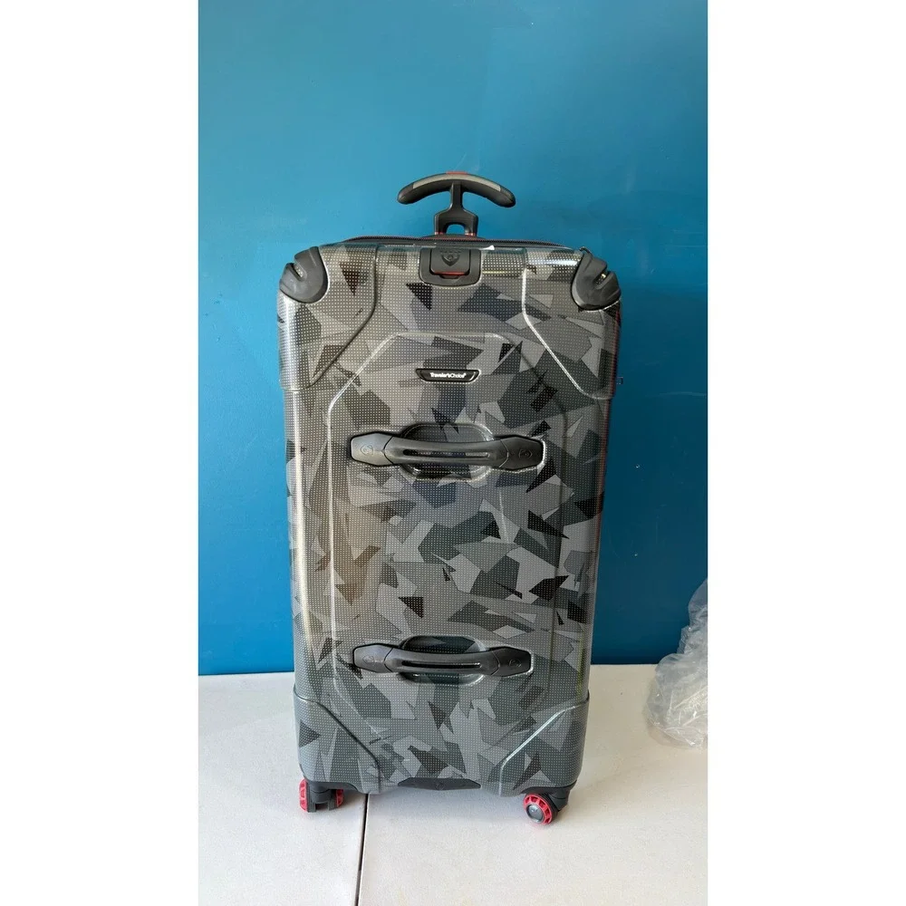 Traveler's Choice Maxporter II 31 Hardside Trunk Spinner Luggage Grey Camo